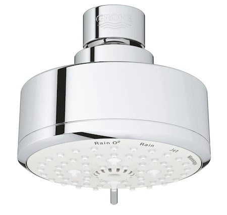 POMME DE DOUCHE GROHE NEW TEMPESTA COS 100 1/2 chromé 4-jets EcoJoy 9,5 l/min