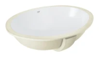 Grohe Bau lavabo sous plan 560 x 420 mm - blanc - céramique - sans trou de robinet - avec trop-plein