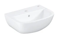Grohe Bau lave-mains 453 x 354 mm - blanc - céramique - avec trou de robinet - avec trop-plein