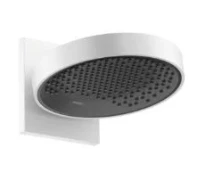Hansgrohe Rainfinity douche de tête 250 MM Powderrain blanc mat avec bras de douche
