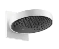 Hansgrohe Rainfinity douche de tête 250 MM Powderrain blanc mat avec bras de douche