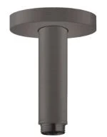 Hansgrohe bras de douche 1/2 Plafond S 100 MM - noir brossé