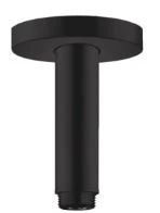 Hansgrohe bras de douche 1/2 Plafond S 100 MM - noir mat