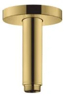 BRAS DE DOUCHE HANSGROHE 100 MM - 1/2 polished gold optic Plafond S
