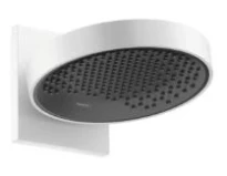 Hansgrohe douche de tête 250 MM Powderrain blanc mat 1 jet écosmart avec bras de douche