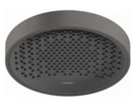 POMME DE DOUCHE HANSGROHE RAINFINITY 250 MM brushed black Powderrain 1 jet