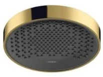 POMME DE DOUCHE HANSGROHE RAINFINITY 250 MM polished gold optic Powderrain 1 jet
