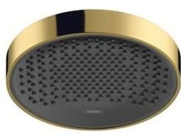 POMME DE DOUCHE HANSGROHE RAINFINITY 250 MM polished gold optic Powderrain 1 jet