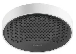 POMME DE DOUCHE HANSGROHE RAINFINITY 250 MM mat blanc Powderrain 1 jet EcoSmart