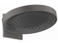 Hansgrohe Rainfinity douche de tête 360 MM Powderrain noir brossé 1 jet écosmart avec bras de douche