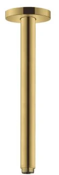 BRAS DE DOUCHE HANSGROHE 300 MM - 1/2 polished gold optic Plafond S