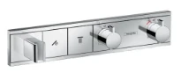Hansgrohe RainSelect set de finition chromé pour 2 systèmes