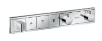 Hansgrohe RainSelect set de finition chromé pour 3 systèmes