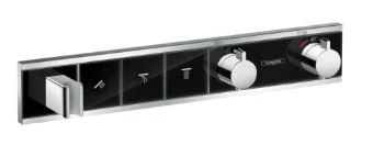 SET DE FINITION HANSGROHE RAINSELECT noir/chromé pour 3 systèmes