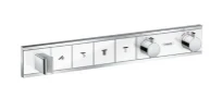 Hansgrohe RainSelect set de finition blanc/chromé pour 4 systèmes
