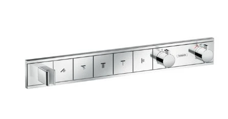 SET DE FINITION HANSGROHE RAINSELECT chromé pour 5 systèmes