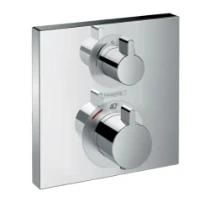 Hansgrohe Ecostat Square rob. thermostat. douche chromé 1 fonction