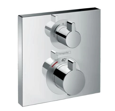 Hansgrohe Ecostat Square rob. thermostat. douche chromé 1 fonction