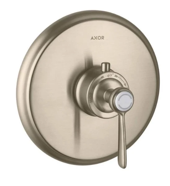 SET DE FINITION AXOR MONTREUX nickel brossé thermostat