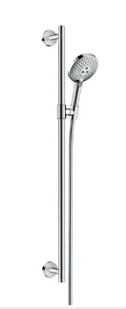 Hansgrohe Raindance Select S set de douche chromé Unica Comfort barre de douche 90cm / Isiflex