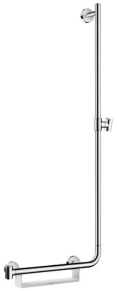Hansgrohe Unica barre de douche blanc/chromé
