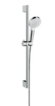 Hansgrohe Crometta 1jet ecoSmart set de douche 650 mm - blanc/chromé