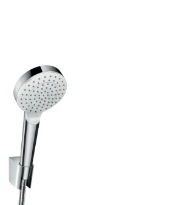 Hansgrohe Crometta 1jet set douchette -  blanc/chromé - avec flexible 1/2 x 1250 mm
