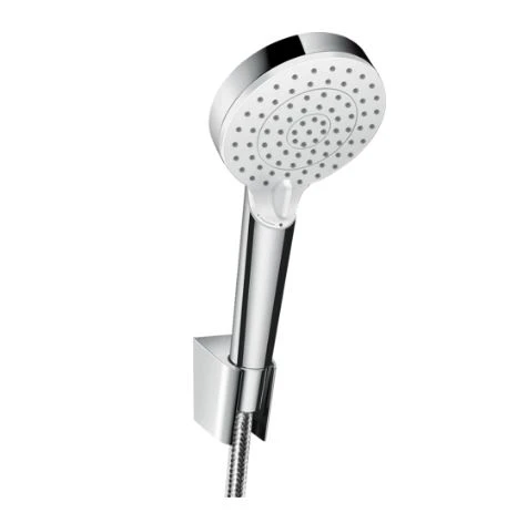 Hansgrohe Crometta Vario ecoSmart set douchette - blanc/chromé - avec flexible 1/2 x 1250 mm