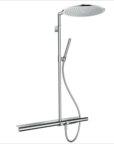 COLONNE DE DOUCHE AXOR SHOWERPIPES chromé avec thermostat - douche à main - tête de douche