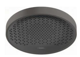 POMME DE DOUCHE HANSGROHE RAINFINITY 360 MM brushed black Powderrain 1 jet