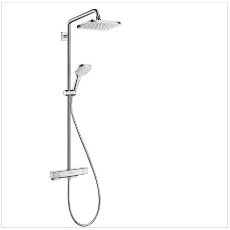 Hansgrohe Showerpipe colonne de douche Showerpipe Croma e chromé thermostat-douche de tête 280mm-douchette