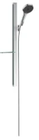 Hansgrohe Rainfinity set de douche Powderrain chromé 3 jets écosmart avec barre de douche 90 cm et porte-savon