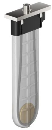 SET DE FINITION AXOR SBOX chromé rectangulaire pour douche à main sur gorge/plan de carrelage