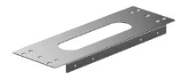 Hansgrohe Sbox plaque de montage 350 MM - 120 MM o pour gorge à carreler