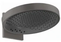 Hansgrohe Rainfinity douche de tête 360 MM mural noir brossé 3 jets avec bras de douche