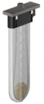 Hansgrohe Sbox support pour douchette set de finition noir brossé box flexible extractible, flexible de douche, rosace