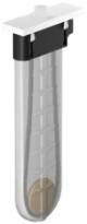 Hansgrohe Sbox support pour douchette set de finition blanc mat box flexible extractible, flexible de douche, rosace
