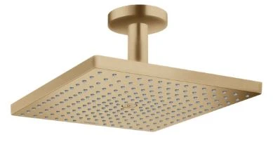Hansgrohe Raindance douche de tête montage au plafond 300 MM - 300 MM o bronze brossé 1 jet avec bras de douche