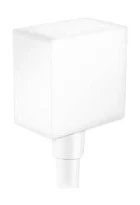 Hansgrohe Fixfit coude de raccordement Fixfit 1/2 mural - Square blanc mat