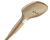 Hansgrohe Select E douchette 120 MM 3 jets bronze brossé avec bouton Select