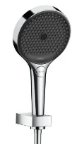 DOUCHETTE HANSGROHE RAINFINITY 130 MM chromé Set 130 3 jet - avec flexible 160 cm et support mural