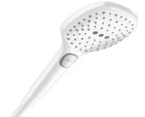 Hansgrohe Select E douchette 120 MM 3 jets blanc mat avec bouton Select