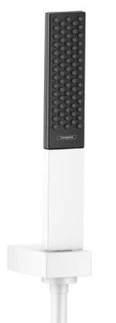 SET DE DOUCHE BAIN/ HANSGROHE RAINFINITY 100 MM - mat blanc Powderrain avec support de douche et flexible de douche 160cm