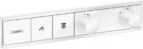 Hansgrohe RainSelect set de finition modèle encastré blanc mat pour 2 systèmes