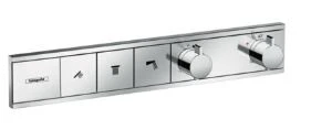 Hansgrohe RainSelect set de finition modèle encastré chromé pour 3 systèmes