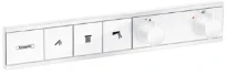 SET DE FINITION HANSGROHE RAINSELECT mat blanc encastre pour 3 systems