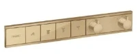 Hansgrohe RainSelect set de finition modèle encastré bronze brossé pour 4 systèmes