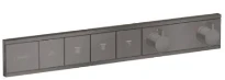 Hansgrohe RainSelect set de finition modèle encastré noir brossé pour 4 systèmes