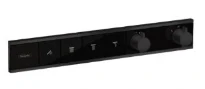 Hansgrohe RainSelect set de finition modèle encastré noir mat pour 4 systèmes