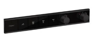 Hansgrohe RainSelect set de finition modèle encastré noir mat pour 4 systèmes